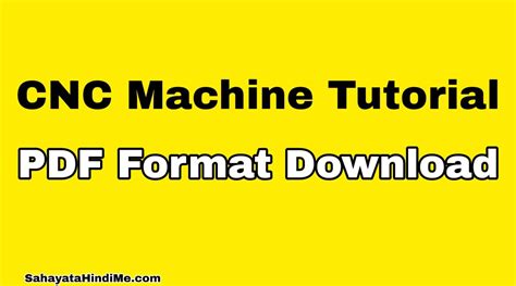 cnc machine pdf files in hindi download|cnc in hindi.